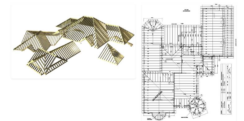 Revit framing and roof framing plan